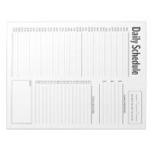 Eenvoudig Notitieblok voor dagelijkse planning (Voorkant)