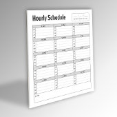 Eenvoudig Notitieblok voor uurrooster
