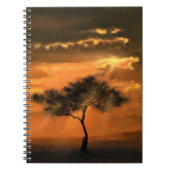 Eenvoudig Notitieboek van zonnestralen - Zonneopje (Voorkant)