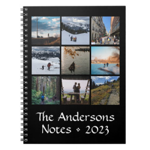 Eenvoudig Notitieboek voor fotocollage, aangepast 