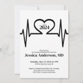 Eenvoudig Nursing Doctor Medical School Afstuderen Kaart (Voorkant)