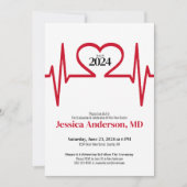 Eenvoudig Nursing Doctor Medical School Afstuderen Kaart (Voorkant)