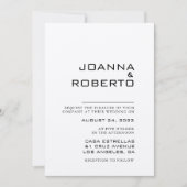 Eenvoudig officieel Kraft Weddenschap Kaart (Voorkant)