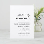 Eenvoudig officieel Kraft Weddenschap Kaart (Staand voorkant)