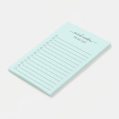 Eenvoudig om een lijst met moderne, elegante Blauw Post-it® Notes (Schuin)
