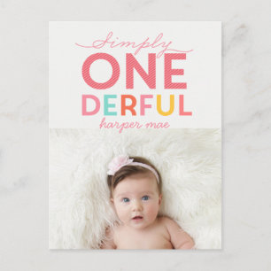 EENVOUDIG ONEDERFUL WONDERFUL BRIEFKAART