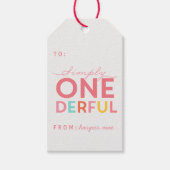 EENVOUDIG ONEDERFUL WONDERFUL CADEAULABEL (Voorkant)