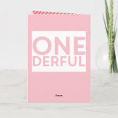 EENVOUDIG ONEDERFUL WONDERFUL KAART (Achterkant)