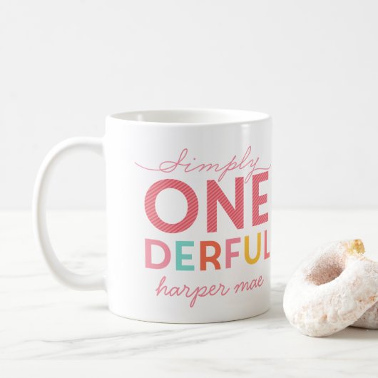 EENVOUDIG ONEDERFUL WONDERFUL KOFFIEMOK (Met donut)