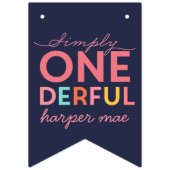 EENVOUDIG ONEDERFUL WONDERFUL VLAGGETJES (Eerste vlag)