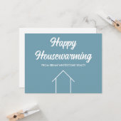 Eenvoudig onroerend goed bedrijf aangepaste market kaart (Voorkant / Achterkant in situ)