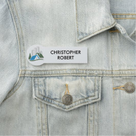 Eenvoudig onroerend goed naamplaatje