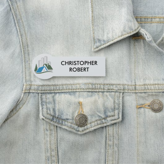 Eenvoudig onroerend goed naamplaatje (In situ)