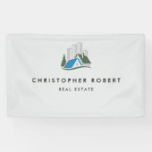 Eenvoudig onroerend goed spandoek (Horizontaal)