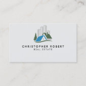 Eenvoudig onroerend goed Visitekaartje (Voorkant)