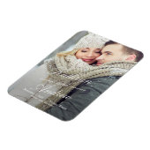 Eenvoudig ons huwelijk sparen de Datum Magnet Magneet (Linkerzijde)