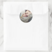 Eenvoudig ons huwelijk sparen de Datum Sticker (Tas)