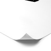 Eenvoudig Onthaal om het even welke Kleur van het  Poster (Hoek)