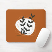 Eenvoudig ontwerp, Abstract en Natuur, helder, gro Muismat (Met muis)