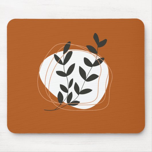 Eenvoudig ontwerp, Abstract en Natuur, helder, gro Muismat (Voorkant)