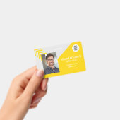 Eenvoudig ontwerp Bedrijfs-ID-logo Badge (Handheld)