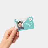  Eenvoudig ontwerp Bedrijfs-ID-logo Badge (Handheld)