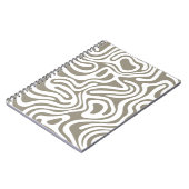 Eenvoudig ontwerp & elegant abstract Spiral Notiti Notitieboek (Linkerzijde)