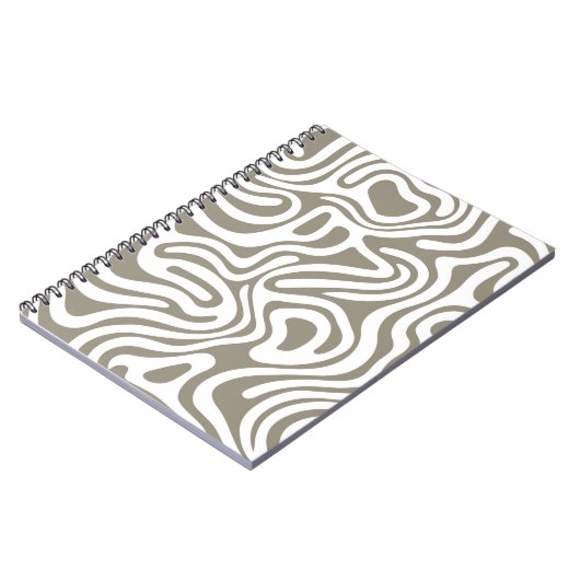 Eenvoudig ontwerp & elegant abstract Spiral Notiti Notitieboek (Linkerzijde)