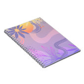 Eenvoudig ontwerp & elegant abstract Spiral Notiti Notitieboek (Rechterzijde)