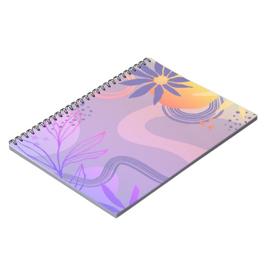 Eenvoudig ontwerp & elegant abstract Spiral Notiti Notitieboek (Linkerzijde)