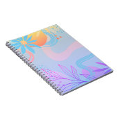 Eenvoudig ontwerp & elegant abstract Spiral Notiti Notitieboek (Rechterzijde)