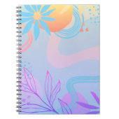 Eenvoudig ontwerp & elegant abstract Spiral Notiti Notitieboek (Voorkant)