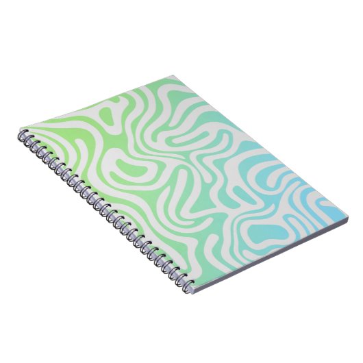 Eenvoudig ontwerp & elegant abstract Spiral Notiti Notitieboek (Rechterzijde)