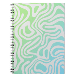 Eenvoudig ontwerp & elegant abstract Spiral Notiti Notitieboek