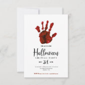 Eenvoudig ontwerp: handmatige handmatige halloween kaart (Voorkant)