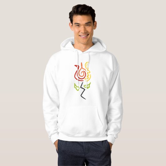 Eenvoudig ontwerp Hoodie (Voorkant volledig)