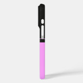 Eenvoudig ontwerp in donkergrijs en roze Case-Mate iPhone case (Achterkant / Links)