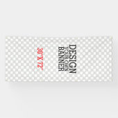 Eenvoudig ontwerp Maak uw verticale display 1 pic Spandoek (Horizontaal)