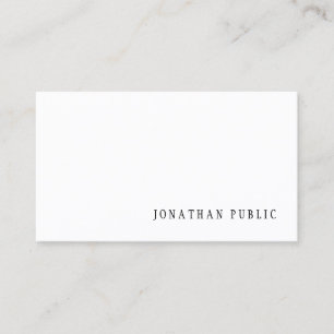 Eenvoudig ontwerp modern template professioneel el visitekaartje