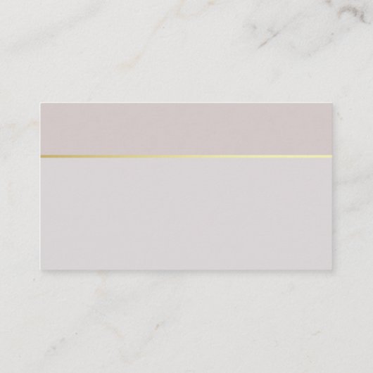 Eenvoudig ontwerp, professioneel, elegant onroeren visitekaartje (Achterkant)