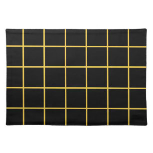 Eenvoudig ontwerp Pset Square Patroon - Plaatjes Placemat