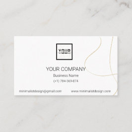 Eenvoudig ontwerp QR Code Professional Visitekaart Visitekaartje