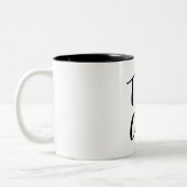 Eenvoudig Ontwerp  Tweekleurige Koffiemok (Links)