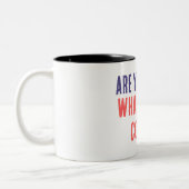Eenvoudig Ontwerp Tweekleurige Koffiemok (Links)