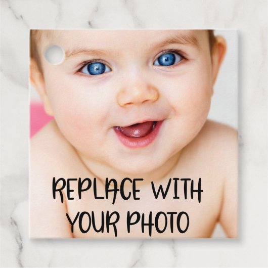 Eenvoudig ontwerp uw eigen unieke, persoonlijke bedankjes labels (Voorkant)