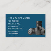 Eenvoudig ontwerp van bandenwinkel visitekaartje (Voorkant)