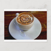 Eenvoudig ontwerp van de Espresso Cup en de Saucer Briefkaart (Voorkant)