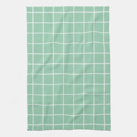Eenvoudig ontwerp van Pset Square Pattern Kitchen Theedoek (Verticaal)
