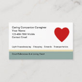 Eenvoudig ontwerp van Visitekaartjes voor thuisver (Voorkant)