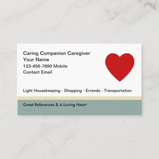 Eenvoudig ontwerp van Visitekaartjes voor thuisver (Voorkant)